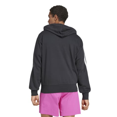 adidas Herren Kapuzenjacke 3S FT Full Zip Hoodie JD1877 M Black/White | M