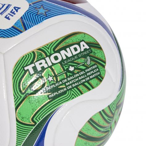 adidas Kinder Fussball WM 2026 Trionda League J350 JD8167 4 White/Team Royal Blue/Blue/Red | 4