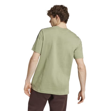adidas Herren T-Shirt Essentials Single Jersey 3-Streifen JE0346 S Tent Green | S