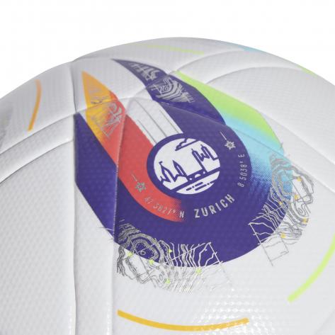 adidas Fussball Women's Euro25 LGE Ball JH1262 4 White/Pantone/Lucid Lemon | 4