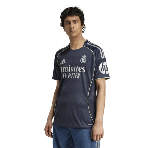 adidas Herren Real Madrid Away Trikot 2025/26 JJ4182 3XL Legend Ink | 3XL