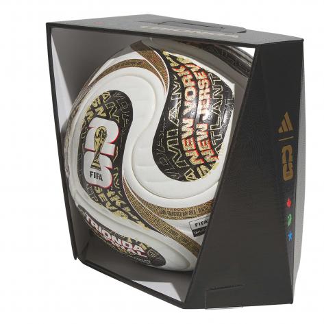 adidas Fussball 2026 Trionda Finals Pro Ball JY8928 5 White/Black/Gold Met. | 5
