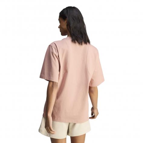 adidas Damen T-Shirt Stella McCartney Loose Tee JZ0696 XL Brown Mauve | XL