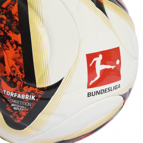 adidas Fussball Bundesliga 26/27 Torfabrik Competition Ball KG6045 5 White/Black/Solar Red/Pantone | 5