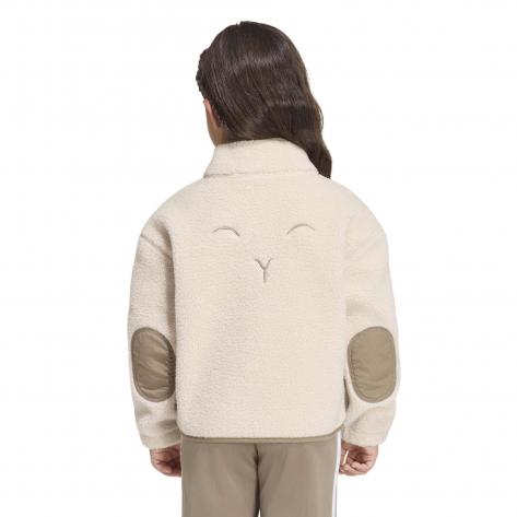 adidas Kinder Jacke Alpaca Sherpa Jacket KH0191 122 Crystal Linen | 122
