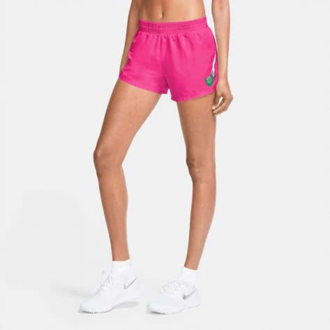 Nike Damen Laufshort Icon Clash 10K Short GX CU3079-639 XL Hyper Pink/Lucky Green | XL