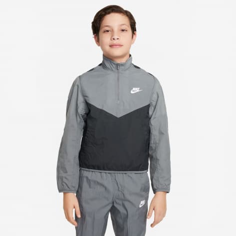 Nike Kinder Trainingsanzug Sportswear Tracksuit FD3058-084 147-158 Smoke Grey/Anthracite/Wht | 147-158