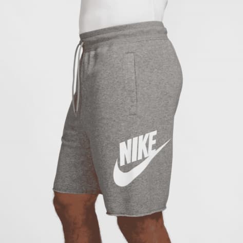 Nike Herren Short Nike Club Alumni FT Short FQ4950-063 M Dk Grey Heather/Lt Smoke Grey | M