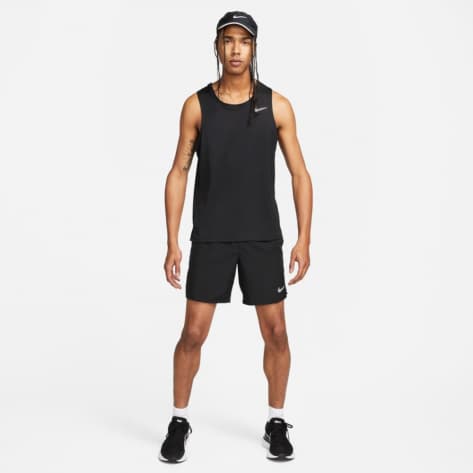 Nike Herren Laufshirt  Dri-FIT Miler Tank DV9321-010 S Black/Reflective Silv | S