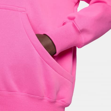 Nike Damen Kapuzenpullover Phoenix Fleece Oversized Pullover DQ5860-675 XS Playful Pink/Black | XS