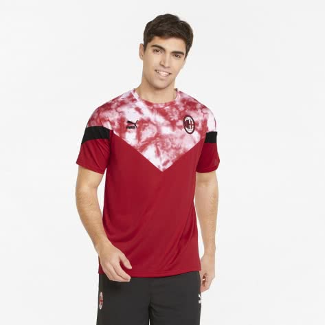 Puma Herren T-Shirt ACM Iconic MCS Tee 765081-02 M Puma Black-Tango Red | M