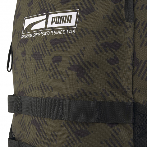 Puma Rucksack Puma Style Backpack 078872-04 Burnt Olive-Camo AOP | One size