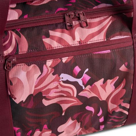 Puma Damen Sporttasche AT ESS FLORAL RIBBON Barrel Bag 091867-01 Ruby Shimmer-Pink-AOP | One size