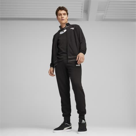 Puma Herren Trainingsanzug Sweat Tracksuit 678889-01 M PUMA Black | M