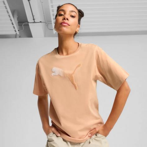 Puma Damen T-Shirt HER Graphic Relaxed Tee 685054 