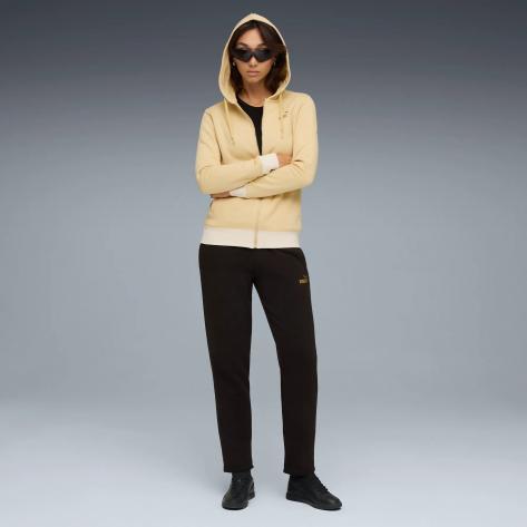 Puma Damen Trainingsanzug Metallic Hooded Sweat Suit Fleece 688161 