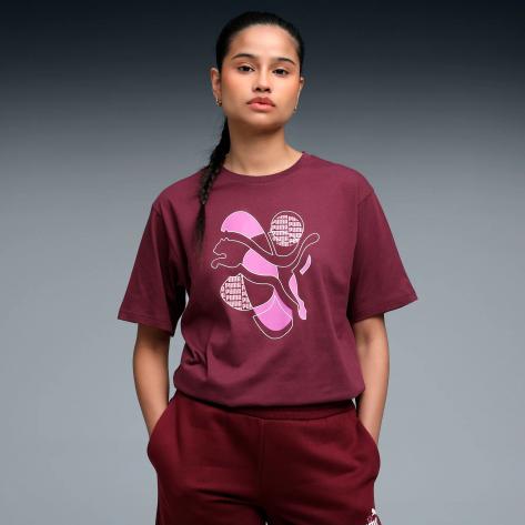 Puma Damen T-Shirt Graphic Relaxed Energy Tee 688166 