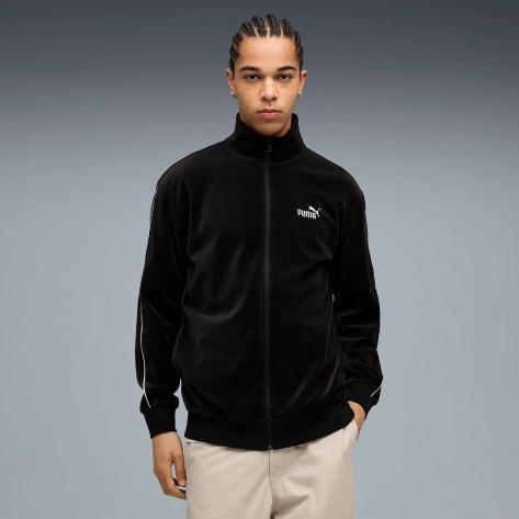 Puma Herren Trainingsjacke Essentials ELEVATED Velour Track Jacket 689116 