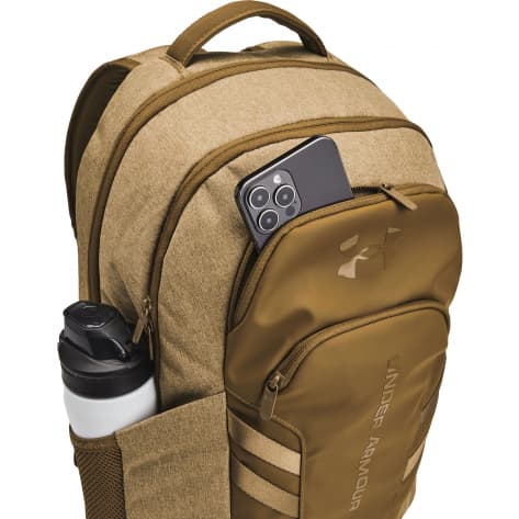 Under Armour Unisex Rucksack UA Hustle 6.0 Pro Backpack 1384671-728 Coyote Brown Full Heather | One size