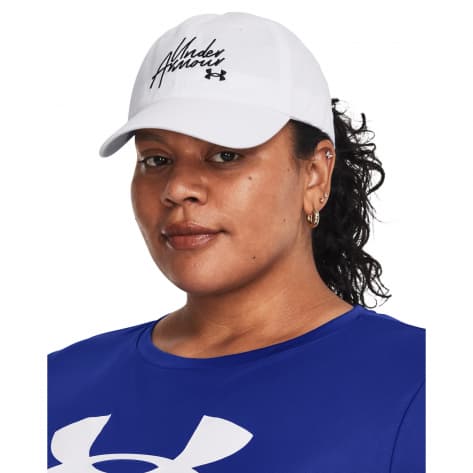 Under Armour Damen Kappe Favorites Hat 1369790-102 White/Black | One size