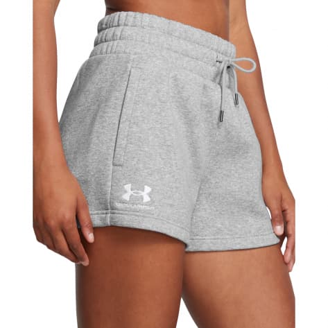 Under Armour Damen Short Icon Fleece Boxer Short 1382725-015 S Mod Gray Light Heather | S