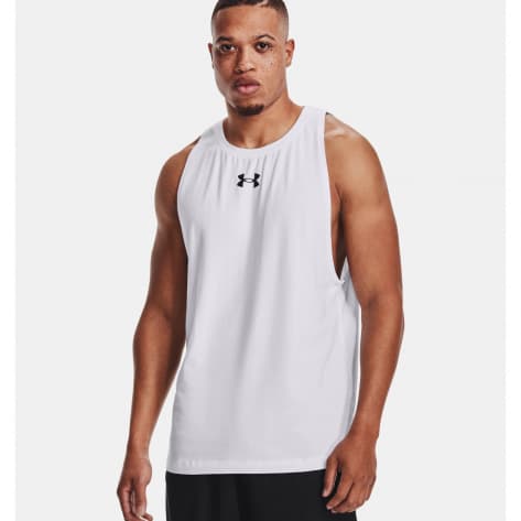 Under Armour Herren Tanktop Baseline Cotton Tank 1361901-100 XS White | XS