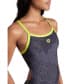 Arena Damen Badeanzug Women´s ARENA CAMO KIKKO SWIMS 007160-650 38 Soft Green-Black Multi | 38