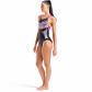Arena Damen Badeanzug W Lit Logo Swimsuit V Back 010689 
