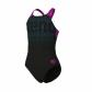 Arena Mädchen Badeanzug PAINTERLY SWIMSUIT V BACK 011756 