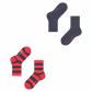 Falke Kinder Socken Happy Stripe 2P SO 12993 