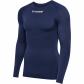 Hummel Unisex Langarm Shirt hmlBL COMFORT 2.0 TEE L/S 225524-7026 M MARINE | M