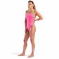 Arena Damen Badeanzug Women s Swimsuit Lace Back Sol 004651-970 38 Shocking Pink-Water | 38