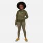 Nike Kinder Kapuzenpullover Therma Multi+ Hoodie FD3893-325 137-147 Cargo Khaki/Med Olive/Wht | 137-147