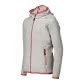 CMP Mädchen Fleecejacke GIRL JACKET FIX HOOD 30G2205-A445 98 Gesso Mel. | 98