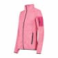 CMP Damen Jacke Knitted Melange Fleece Jacket 3H14746-10CM 48 Fucsia-Bianco-Titanio | 48