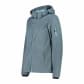 CMP Damen Softshelljacke Woman Jacket Zip Hood 39A5016M-L433 34 Acqua Mel. | 34