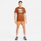 Nike Herren Laufshirt Dri-FIT Trail Running Tee FD0120-246 M Dark Russet | M