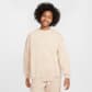 Nike Mädchen Pullover Club Fleece Sweatshirt FD2923-126 158-170 Sanddrift/White | 158-170