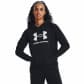 Under Armour Damen Kapuzenpullover Rival Fleece Hoodie 1379501-001 S Black | S