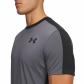 Under Armour Herren T-Shirt HeatGear Wordmark 6007758-025 M Castlerock/Black/Black | M