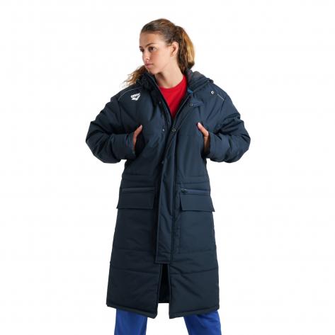 Arena Unisex Wärmemantel Team Parka Solid 004914-700 M Navy | M