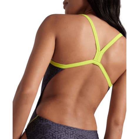 Arena Damen Badeanzug Women´s ARENA CAMO KIKKO SWIMS 007160-650 38 Soft Green-Black Multi | 38