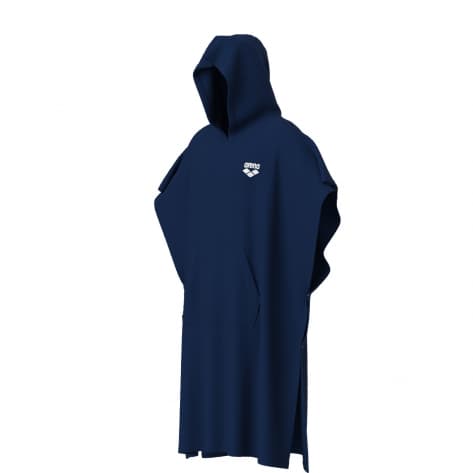 Arena Unisex Bademantel COTTON PONCHO 009651-700 S-M Navy-White | S-M