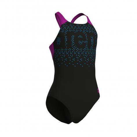 Arena Mädchen Badeanzug PAINTERLY SWIMSUIT V BACK 011756 