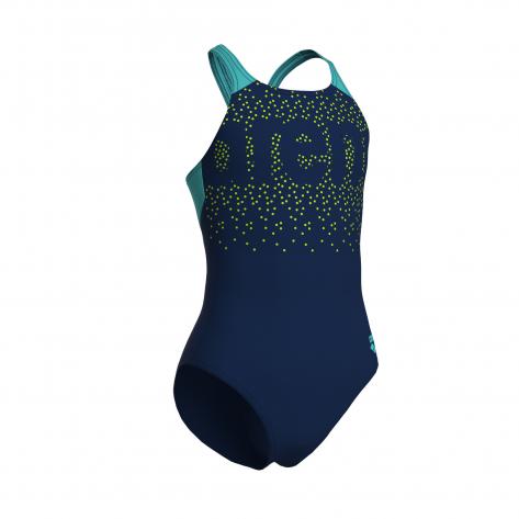 Arena Mädchen Badeanzug PAINTERLY SWIMSUIT V BACK 011756 