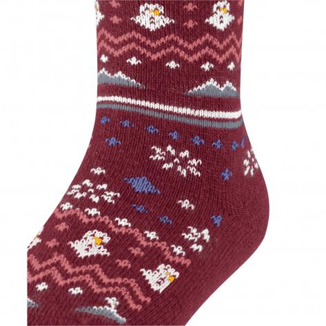 Falke Kinder Socken Winter Fair Isle SO 11494-8830 35-38 ruby | 35-38