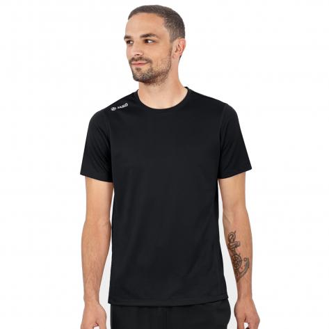 Jako Herren Laufshirt T-Shirt Run 2.0 6175-08 M schwarz | M