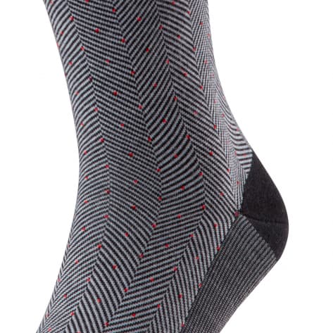 Falke Herren Socken FALKE Sensitive Herringbone 12492-3000 43-44 black (3000) | 43-44