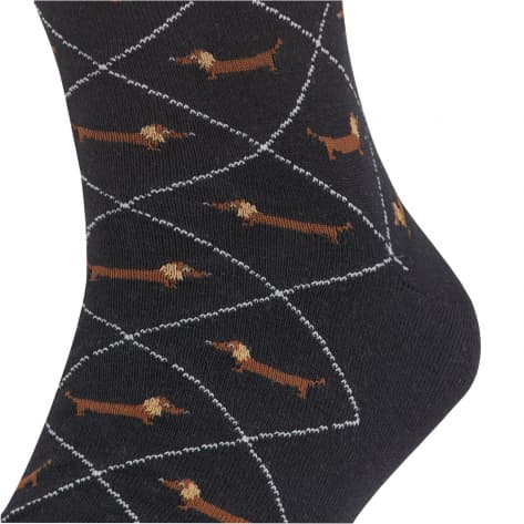 Falke Herren Socken Dachshund SO 21200-3000 40-46 Black | 40-46