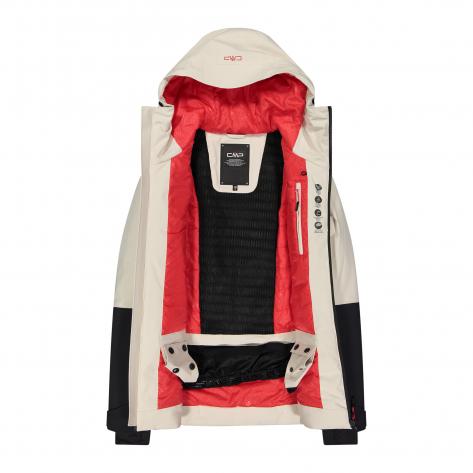 CMP Damen Skijacke WOMAN JACKET FIX HOOD 34W2506-A238 42 Vaniglia | 42